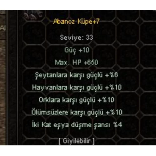 ABONOZ KÜPE +7 5 EFSUN 10 DAKİKA İÇİNDE TESLİM